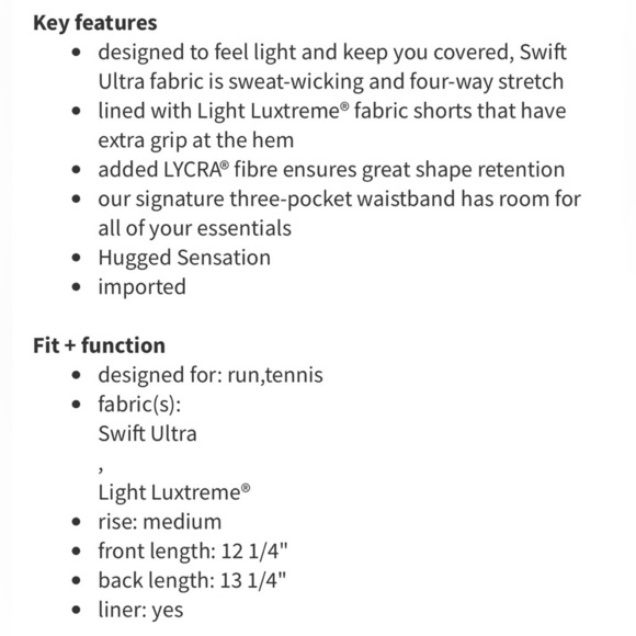 Lululemon Pace Rival Mid Rise Burgundy Skirt II Running Tennis Performance Sz 4 - Picture 12 of 12